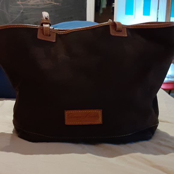 Dooney & Bourke Handbags - Dooney and Bourke Brown Suede Purse